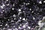 Sparkly Deep-Purple Amethyst Geode - Uruguay #345969-1